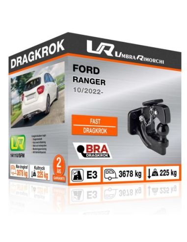 Dragkrok Ford RANGER med fläns