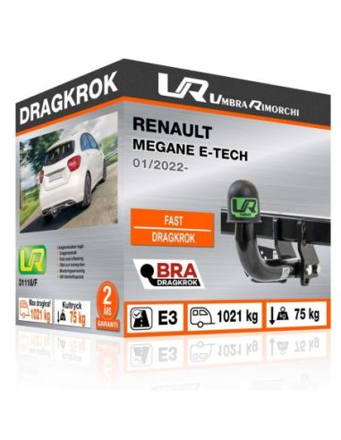 Dragkrok Renault MEGANE E-TECH fast