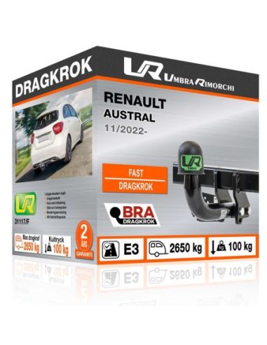 Dragkrok Renault AUSTRAL fast