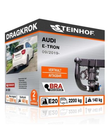 Dragkrok Audi E-TRON med vertikalt avtagbar kula