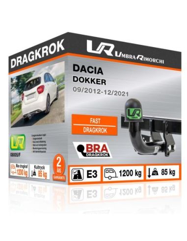 Dragkrok Dacia DOKKER fast