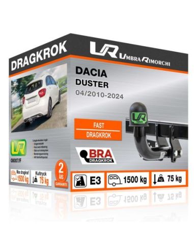 Dragkrok Dacia DUSTER fast