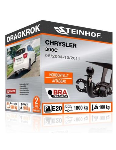 Dragkrok Chrysler 300C med horisontellt avtagbar kula