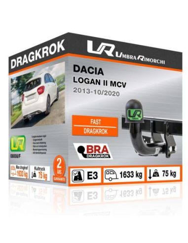 Dragkrok Dacia LOGAN II MCV fast