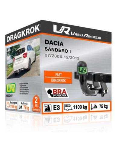 Dragkrok Dacia SANDERO I fast