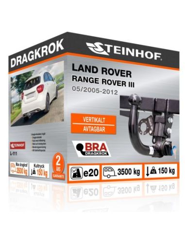 Dragkrok Land Rover RANGE ROVER III med vertikalt avtagbar kula
