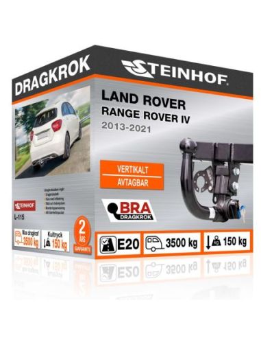 Dragkrok Land Rover RANGE ROVER IV med vertikalt avtagbar kula