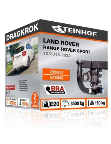 Dragkrok Land Rover RANGE ROVER SPORT med vertikalt avtagbar kula