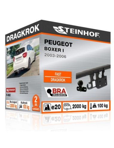 Dragkrok Peugeot BOXER I med fläns, med infällbar kula