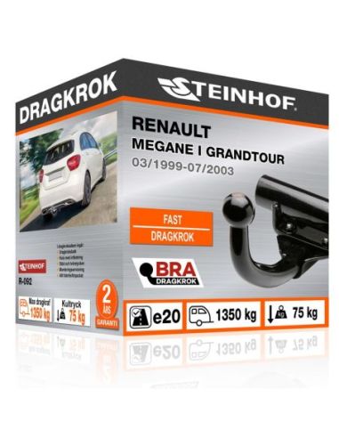 Dragkrok Renault MEGANE I GRANDTOUR fast