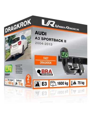 Dragkrok Audi A3 SPORTBACK II fast