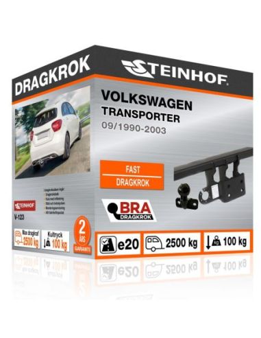 Dragkrok Volkswagen TRANSPORTER T4 med fläns, med infällbar kula