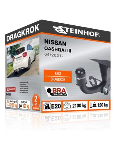 Dragkrok Nissan QASHQAI III Fast