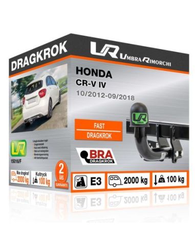 Dragkrok Honda CR-V IV fast