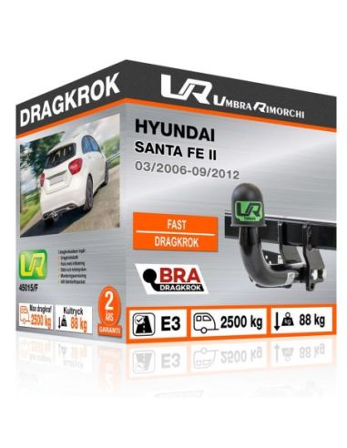 Dragkrok Hyundai SANTA FE II fast