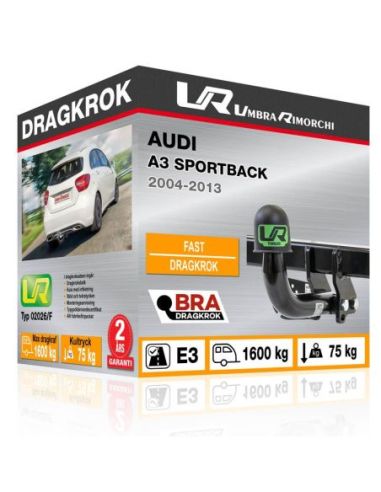 Dragkrok Audi A3 SPORTBACK fast