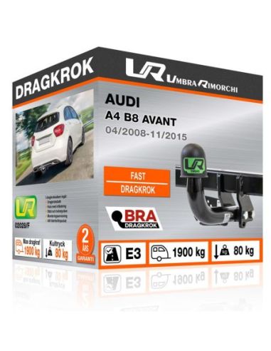 Dragkrok Audi A4 B8 AVANT fast