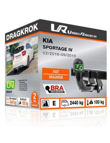 Dragkrok Kia SPORTAGE IV fast