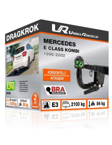 Dragkrok Mercedes E CLASS KOMBI med horisontellt avtagbar kula