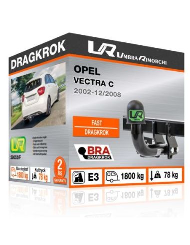 Dragkrok Opel VECTRA C fast