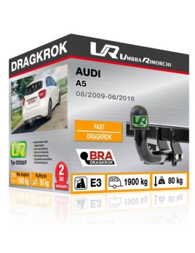 Dragkrok Audi A5 fast