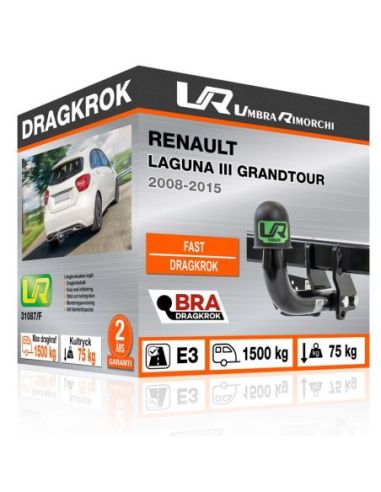 Dragkrok Renault LAGUNA III GRANDTOUR fast