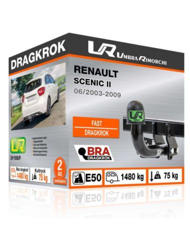 Dragkrok Renault SCENIC II fast