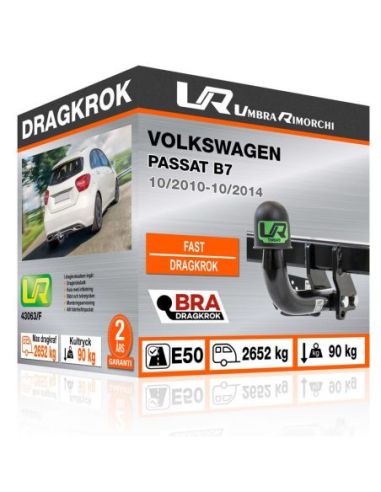 Dragkrok Volkswagen PASSAT B7 fast