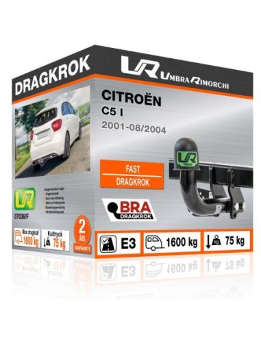 Dragkrok Citroën C5 I fast