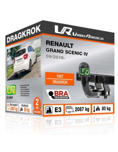 Dragkrok Renault GRAND SCENIC IV fast