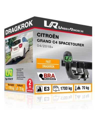 Dragkrok Citroën GRAND C4 SPACETOURER fast